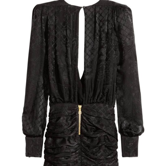 Balmain x H&M jacquard silk Mini Dress ❤️🧡💛💚💙💜❤️‍🔥 - Picture 8 of 10